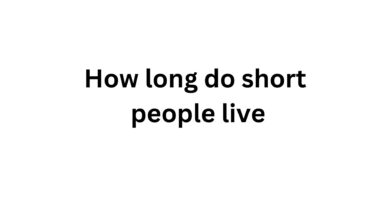 How Long Do Short People Live